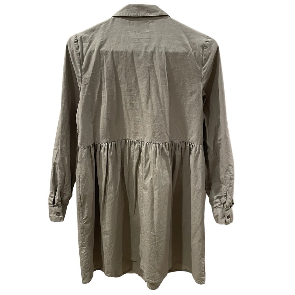 ASOS Design Button Up Long Sleeve Dress - Picture 2 of 4